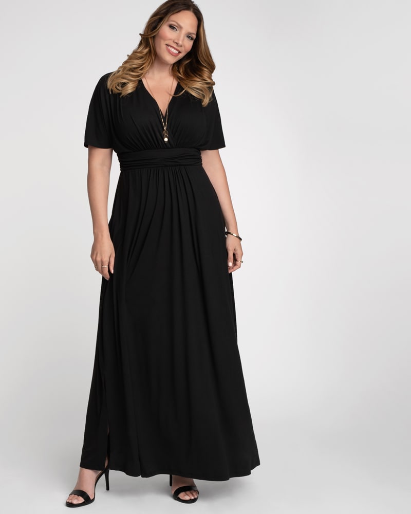 Maxi dress deals plus size black